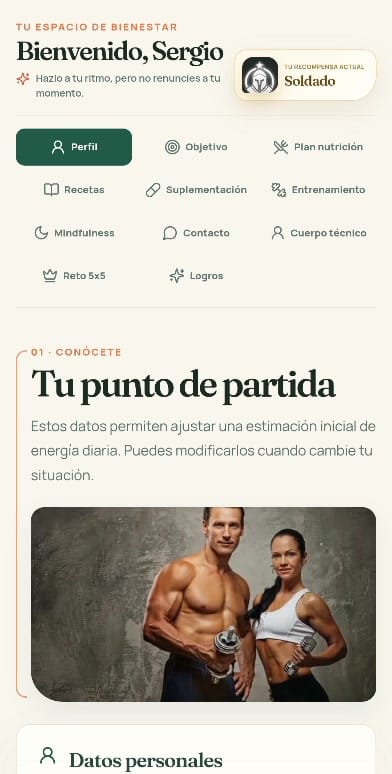 Inicio de la aplicación Life VIP